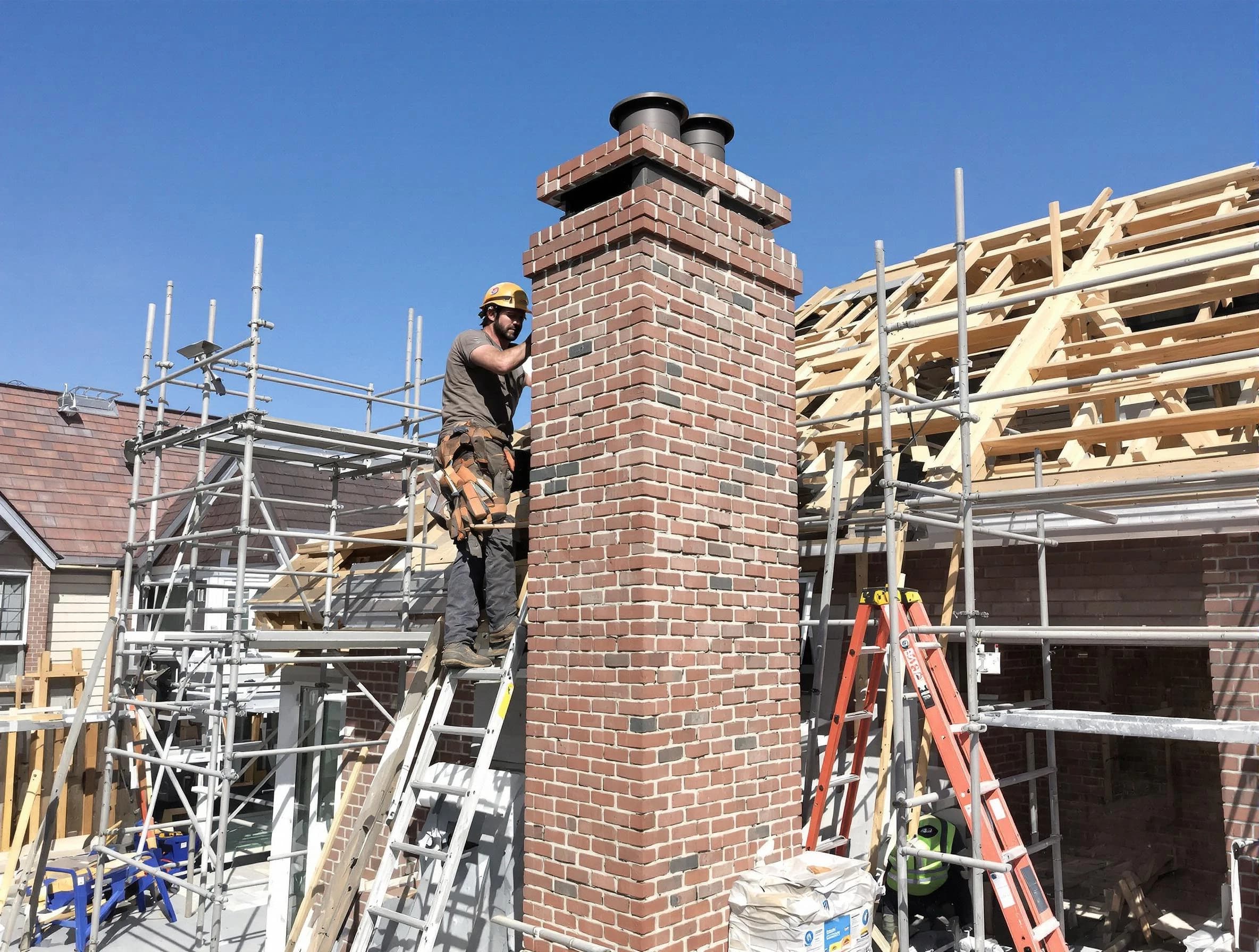 New chimney installation completed by Union City Chimney Sweep in Union City, NJ