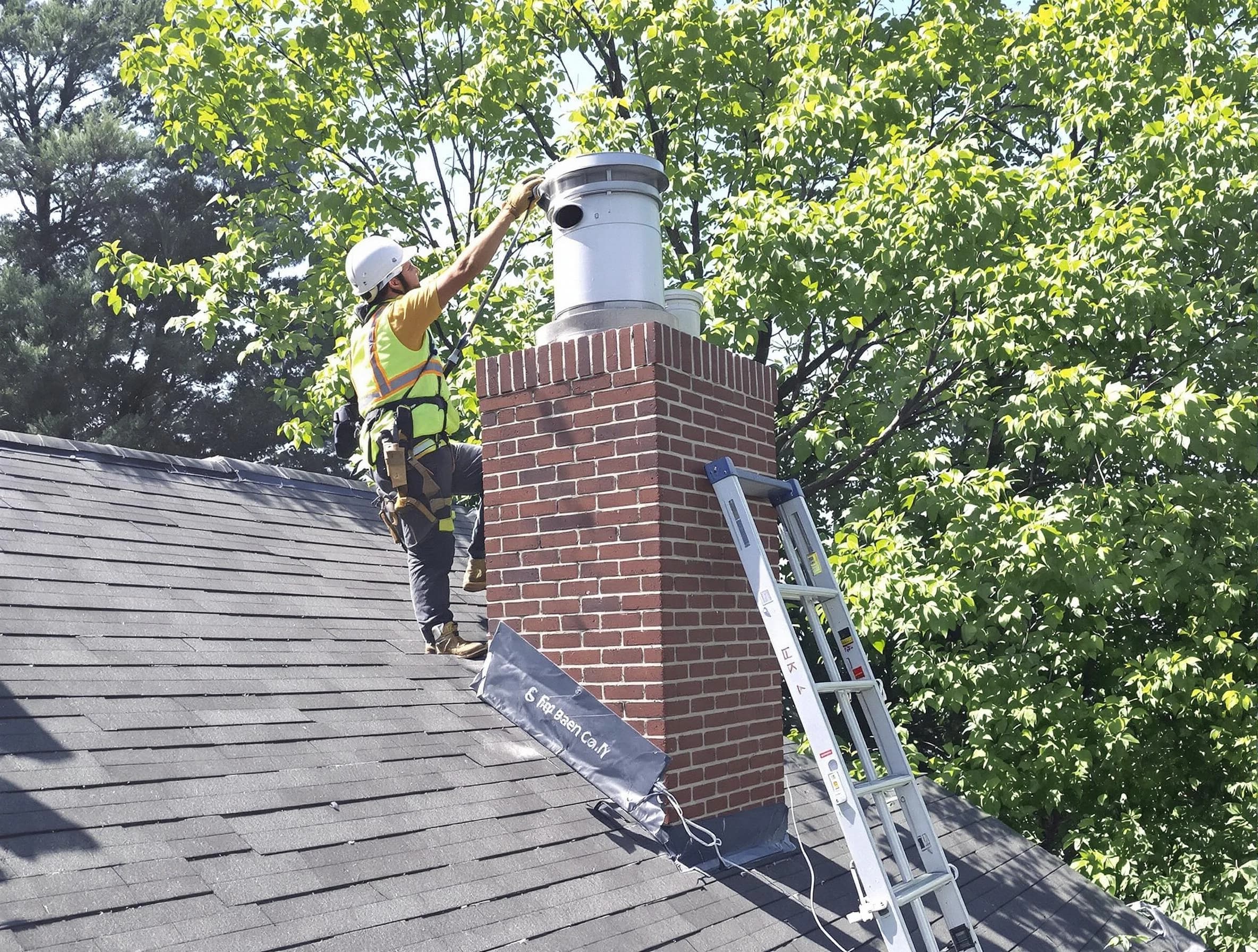 Chimney liner inspection by Union City Chimney Sweep in Union City, NJ