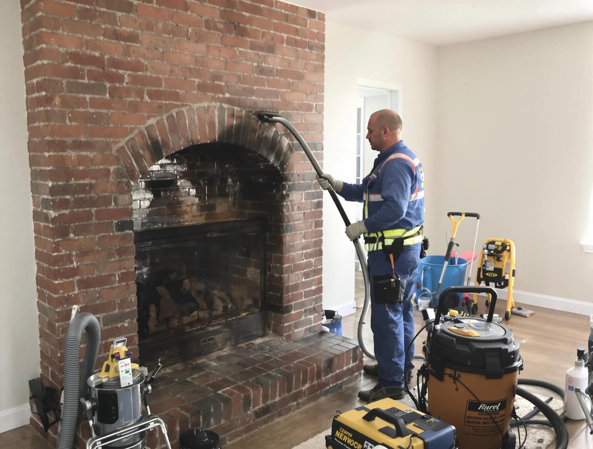 Union City Chimney Sweep expert performing detailed chimney sweep in Union City, NJ