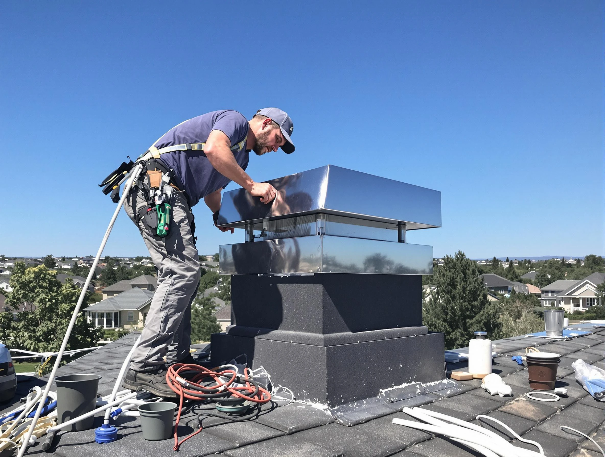 Chimney Cap Services service in Union City, NJ